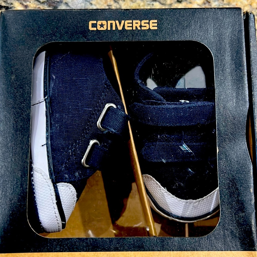 NEW Converse Boy Crib Shoes